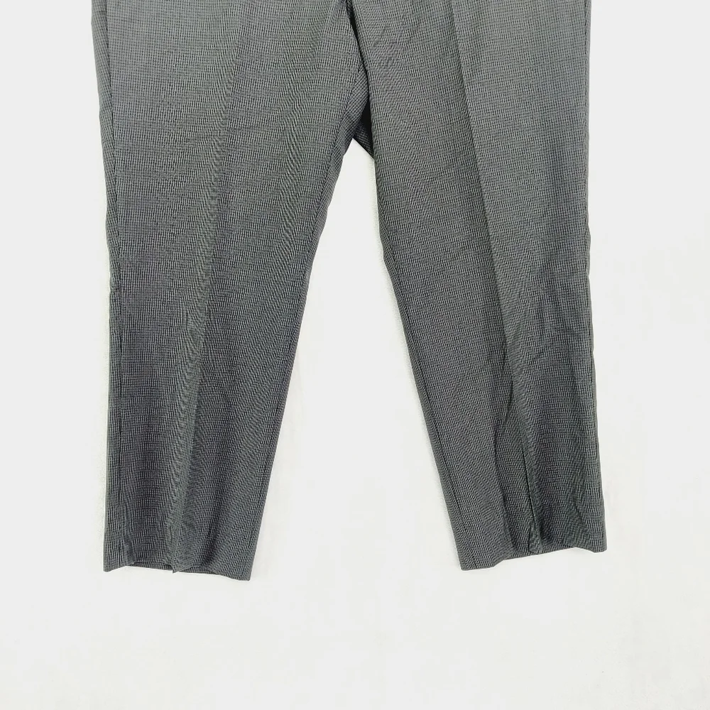 Hugo Boss Sharp1 Black Virgin Wool Dress Pants Trousers Men's P3240